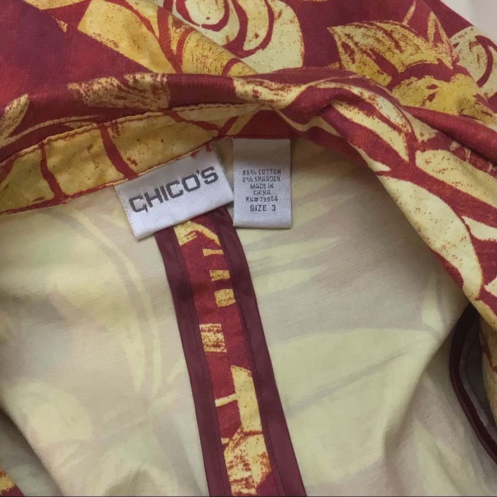 Chico’s Red Blazer - Picture 4 of 4